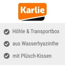 Cesta De Viaje Y Cueva Karlie Salus Para Mascotas -Mascota Tienda 341219 karlie reisekorb salus hs 03 5