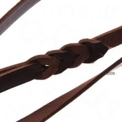 Correa De Cuero Marrón Con Gancho Trenzado Heim Para Perros 9 Correa De Cuero Marrón Con Gancho Trenzado Heim Para Perros -Mascota Tienda 36563 2 detail 1
