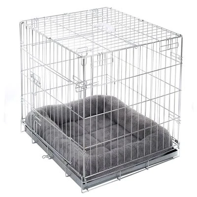 Set Jaula Double Door Con Cojín 4 Set Jaula Double Door Con Cojín - Imagen 2