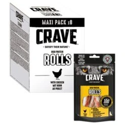 Crave Maxi High Protein Rolls Snacks Para Perros 14 Crave Maxi High Protein Rolls Snacks Para Perros -Mascota Tienda 371397 mars crave maxi highprotein rolls hs 03 3