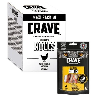 Crave Maxi High Protein Rolls Snacks Para Perros 5 Crave Maxi High Protein Rolls Snacks Para Perros - Imagen 3