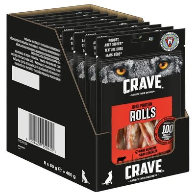 Crave Maxi High Protein Rolls Snacks Para Perros 9 Crave Maxi High Protein Rolls Snacks Para Perros - Imagen 7