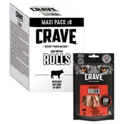 Crave Maxi High Protein Rolls Snacks Para Perros 19 Crave Maxi High Protein Rolls Snacks Para Perros -Mascota Tienda 371398 mars crave maxi highprotein rolls rind hs 03 0