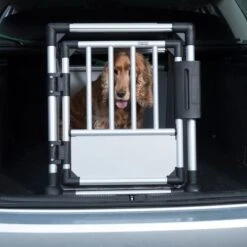 Jaula De Transporte Trixie De Aluminio -Mascota Tienda 42572 trixie transportbox alu fg 3589 7