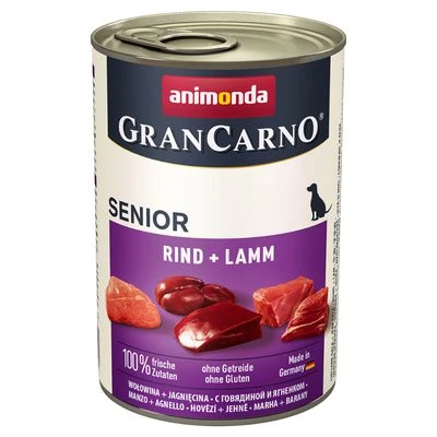 Animonda GranCarno Original Senior 6 X 400 G 3 Animonda GranCarno Original Senior 6 X 400 G