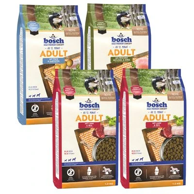 Bosch Adult Pienso Para Perros Pack Mixto 4 X 1 Kg 4 Bosch Adult Pienso Para Perros Pack Mixto 4 X 1 Kg - Imagen 2