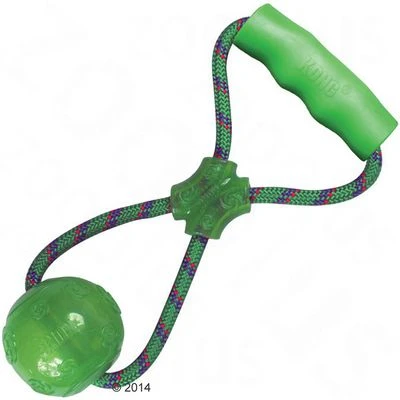 KONG Squeezz Ball Pelota Con Cuerda Para Perros 4 KONG Squeezz Ball Pelota Con Cuerda Para Perros - Imagen 2
