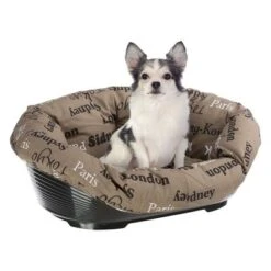Cesta De Plástico Ferplast Siesta Deluxe Para Mascotas -Mascota Tienda 64518 ferplast hundekorbsofa cities hs 07 4 1