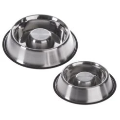 Comedero Antivoracidad De Acero Para Perros -Mascota Tienda 66523 66349 antischlingnapf fg 0934 1