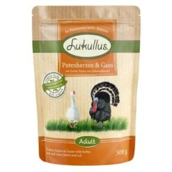 Lukullus Sin Cereales En Bolsitas 24 X 300 G - Pack Ahorro -Mascota Tienda 68113 lukullus putenherzen gans 300 g 6