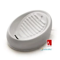 Lucky Kitty Fuente Bebedero 27 Lucky Kitty Fuente Bebedero -Mascota Tienda 73774 lk trinkbrunnen grau 2