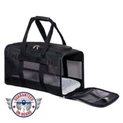 Transportin Homologado Para Cabina De Avión Sherpa® Original Deluxe -Mascota Tienda 73910 sherpa original deluxe pet carrier hs 03 6