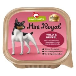 GranataPet Mini Royal 6 X 150 G Comida Húmeda Para Perros -Mascota Tienda 78047 granatapet miniroyal wildbueffel 4