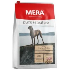 MERA Pure Sensitive Con Pavo Y Arroz Para Perros -Mascota Tienda 81446 pla mera puresensitive adult truthahnreis 3