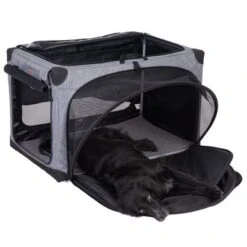 Caseta Plegable Pet Home Para Mascotas -Mascota Tienda 84186 pet home bordercollie cocker mix fg 10 1