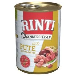 Pack Ahorro: Rinti Kennerfleisch 12 X 400 G -Mascota Tienda 8490 pla bilder rinti kennerfleisch pute 400g hs 01 5