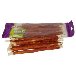 Braaaf Palitos Envueltos En Pato Para Perros -Mascota Tienda 88096 chew express braaaf twister with duck 25cm 0