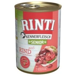 Rinti Kennerfleisch Senior 6 X 400 G -Mascota Tienda 92545 pla bilder rinti kennerfleisch seniorrind 400g hs 01 2