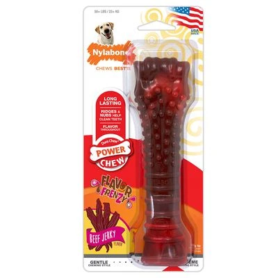Hueso Nylabone Dura Chew Beef Jerky Con Aroma A Carne 3 Hueso Nylabone Dura Chew Beef Jerky Con Aroma A Carne