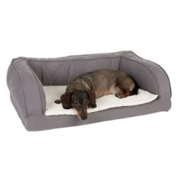 Cama Ortopédica Gris Para Perros -Mascota Tienda 97669 orthosofa grau fg 4835 4