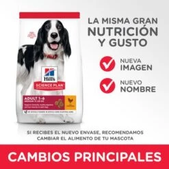 Hill's Science Plan Hill's Adult 1-6 Medium Science Plan Con Pollo 13 Hill's Science Plan Hill's Adult 1-6 Medium Science Plan Con Pollo -Mascota Tienda atf11 604354 key changes 5