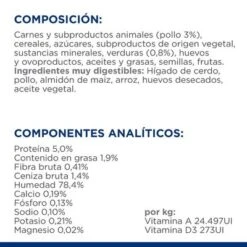 Hill's I/d Low Fat Prescription Diet Digestive Care Estofado Para Perros -Mascota Tienda atf 606389 ingredient panel 3