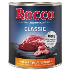 Pack Mixto De Prueba: Rocco Classic 6 X 800g -Mascota Tienda beef hearts 800g 1000x1000 161223 5