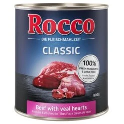 Pack Mixto De Prueba: Rocco Classic 6 X 800g -Mascota Tienda beef vealhearts 800g 1000x1000 161223 5