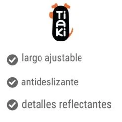 Correa Ajustable TIAKI Reflective Rubber Roja Para Perros -Mascota Tienda benefits template accesories 1000x1000 int 3 5