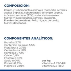 Hill's K/d Prescription Diet Kidney Care Estofado Para Perros -Mascota Tienda bk33282 ongoing ingredient panel es 5