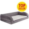 Cama Ortopédica Gris Para Perros -Mascota Tienda cama ortopedica top seller 9