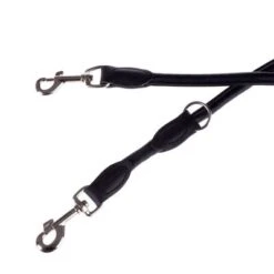 Correa Ajustable De Cuero Hunter Round & Soft Negra -Mascota Tienda lederleinen 15 6