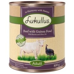 Lukullus Adult Sin Cereales 6 X 800 G -Mascota Tienda lk 800g apf adult beef guineafowl 1000x1000 5
