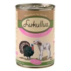 Pack Ahorro Lukullus Junior 24 X 400 G -Mascota Tienda lukullus junior putenherzen lamm 400 g 8