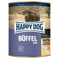 Happy Dog Pure Comida Húmeda Para Perros 6 X 800 G 16 Happy Dog Pure Comida Húmeda Para Perros 6 X 800 G -Mascota Tienda pla hd bueffel 800g 3