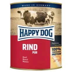 Happy Dog Pure Comida Húmeda Para Perros 6 X 800 G 14 Happy Dog Pure Comida Húmeda Para Perros 6 X 800 G -Mascota Tienda pla hd rind 800g 4