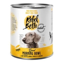 Rebel Belle Adult Good Morning Bowl Comida Vegetariana Para Perros -Mascota Tienda rebelbelle adult morning 750g 1000x1000 4