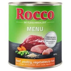 Pack Mixto De Prueba: Rocco Menú 6 X 800 G -Mascota Tienda rocco menu beefpoultry 800g 1000x1000 0