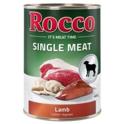 Rocco Single Meat 6 X 400 G Comida Húmeda Para Perros 9 Rocco Single Meat 6 X 400 G Comida Húmeda Para Perros -Mascota Tienda rocco nf singlemeat 400g lamb 1000x1000 2