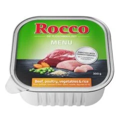 Rocco Menú En Tarrinas 9 X 300 G -Mascota Tienda rocco schalen menue gefluegel side 1000x1000 3