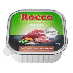 Rocco Menú En Tarrinas 9 X 300 G -Mascota Tienda rocco schalen menue lamm side 1000x1000 4