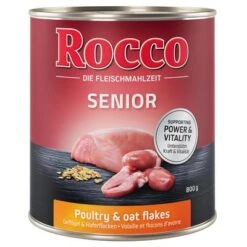 Rocco Senior Pack Ahorro: 24 X 800 G 7 Rocco Senior Pack Ahorro: 24 X 800 G -Mascota Tienda rocco senior poultry 800g 1000x1000 5