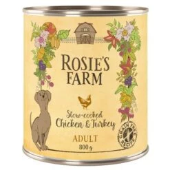 Rosie's Farm Adult 6 X 800 G -Mascota Tienda rosie sfarm adult chickenturkey 800g 1000x1000 0