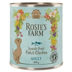Pack Ahorro Rosie's Farm 24 X 800 G -Mascota Tienda rosie sfarm adult fishchicken 800g 1000x1000 2