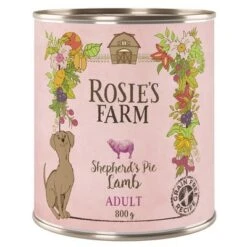 Rosie's Farm Adult 6 X 800 G -Mascota Tienda rosie sfarm adult lamb 800g 1000x1000 6