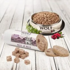 Wolf Of Wilderness 6 X 400 G Salchichas Para Perros 13 Wolf Of Wilderness 6 X 400 G Salchichas Para Perros -Mascota Tienda sausageboard wild 2
