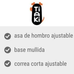 Bolso De Transporte TIAKI Deluxe Milli Para Mascotas -Mascota Tienda tiaki dog 3 7