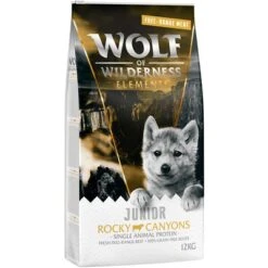 Pack Ahorro: 2 X 12 Wolf Of Wilderness Elements -Mascota Tienda wow elements fr rocky junior right 12kg 1000x1000 1