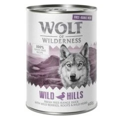 Wolf Of Wilderness Free Range 24 X 400 G - Pack Ahorro -Mascota Tienda wow freerange wildhills 400g 1000x1000 7 2