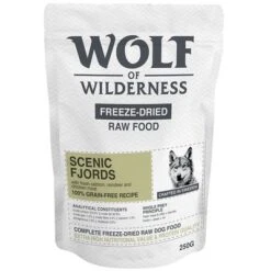 Wolf Of Wilderness Scenic Fjords Con Reno, Salmón Y Pollo -Mascota Tienda wow freezedried scenic fjords 250g 1000x1000 6